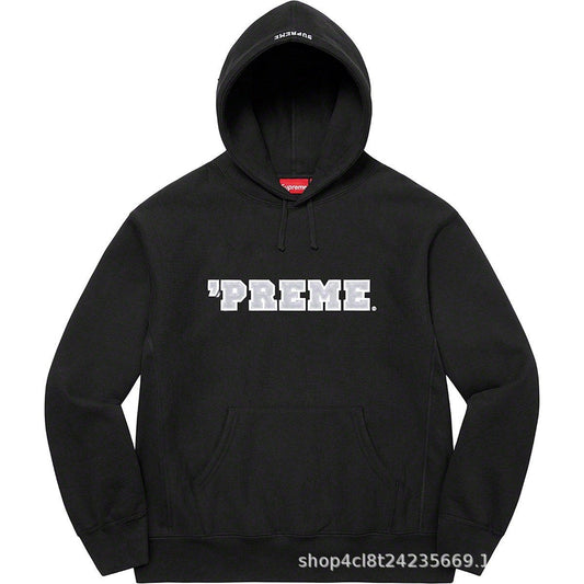 Supreme Cutout Logo Hooded Sweatshirt - Black