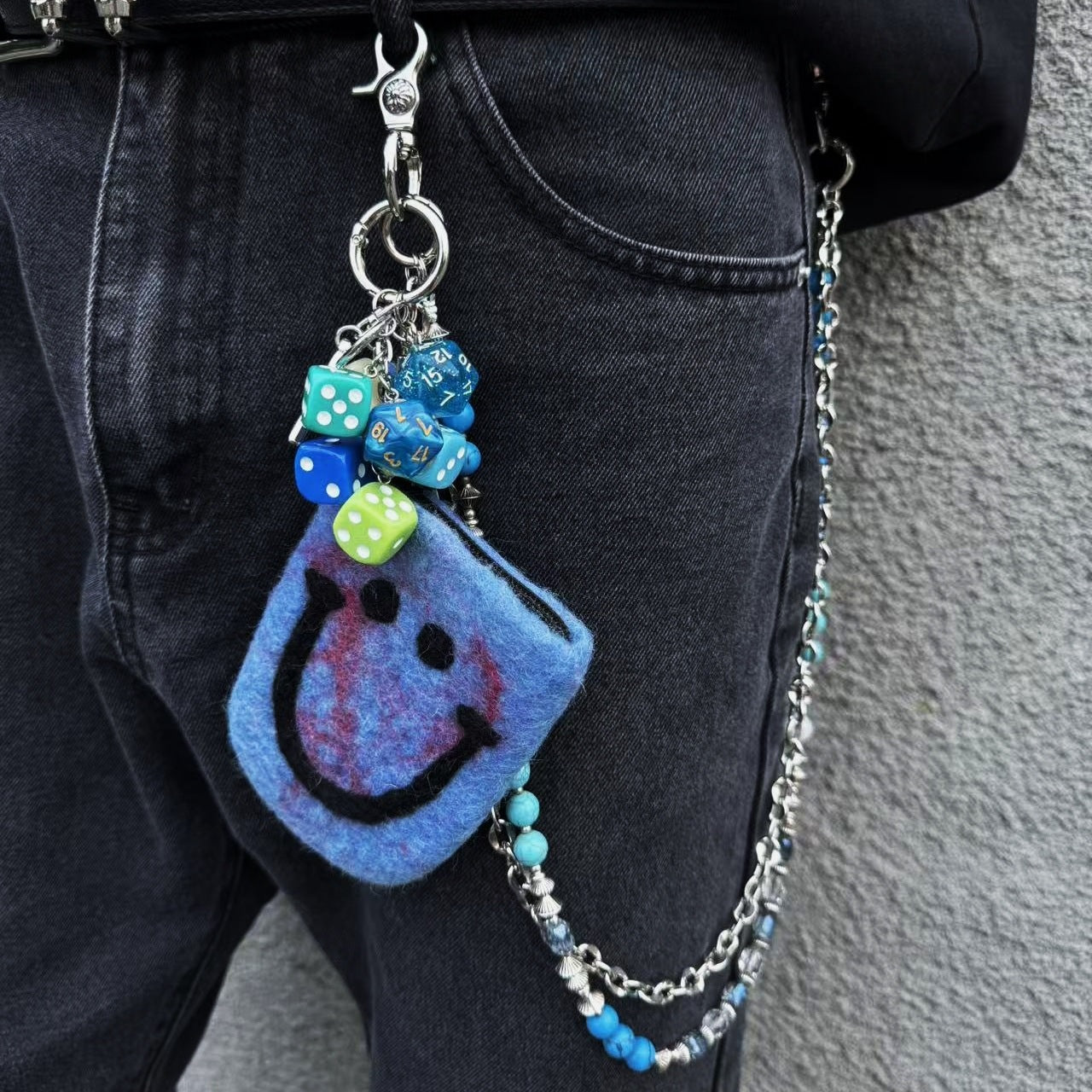 CapCabin “Dice Charm Wallet Chain”