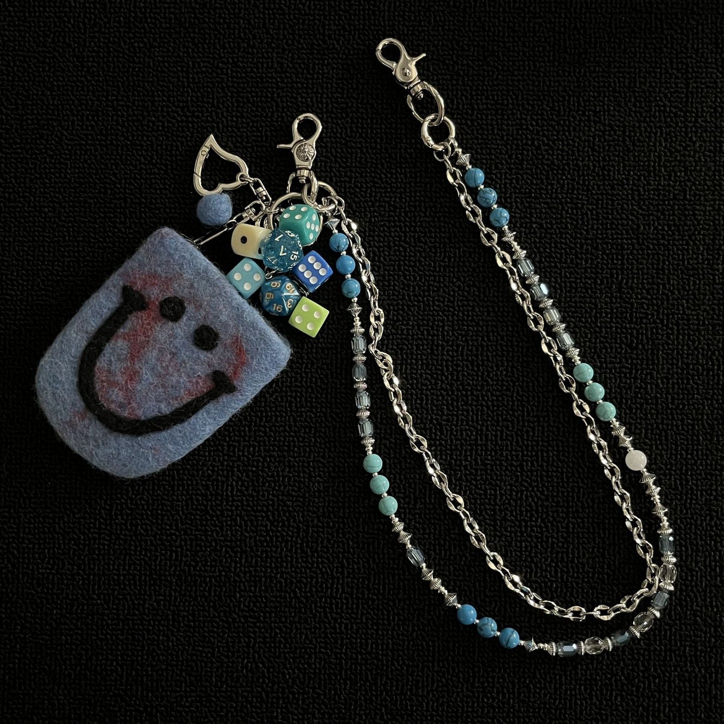 CapCabin “Dice Charm Wallet Chain”