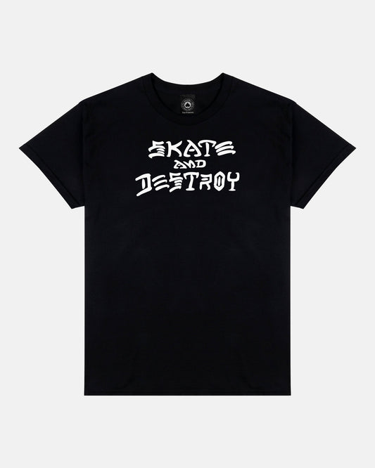 SKATE AND DESTROY - TSHIRT - BLACK