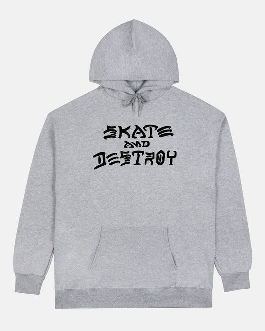 SKATE AND DESTROY - HOODIE - GREY