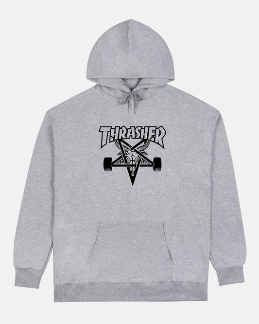 SKATEGOAT HOODIE - GREY/BLACK