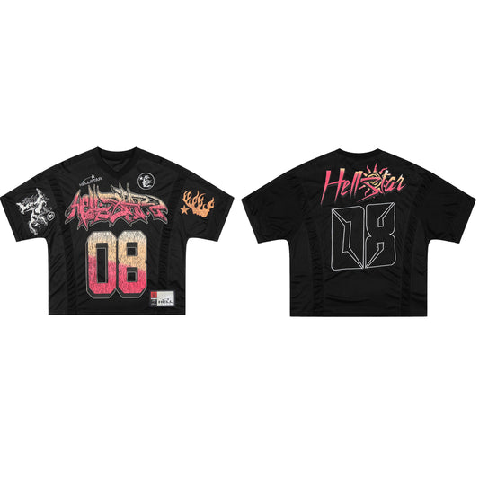 HELLSTAR 08 Graphic Football Jersey
