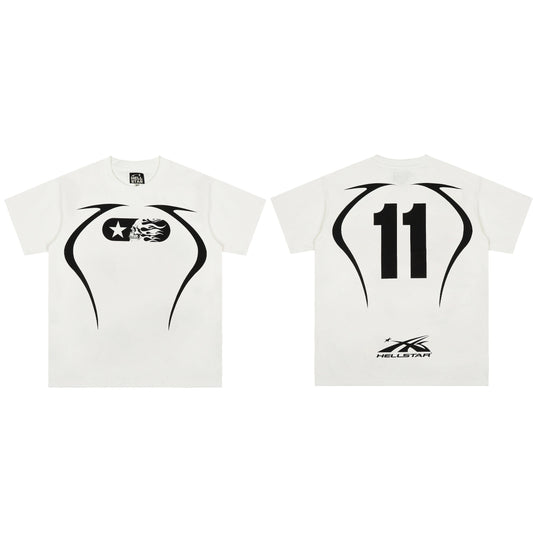 HELLSTAR 11 Graphic T-Shirt – White