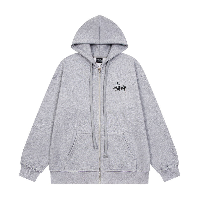 STUSSY Classic Logo Black Pullover Hoodie