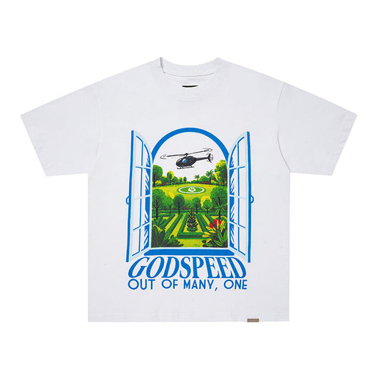GodSpeed Helicopter Graphic T-Shirt