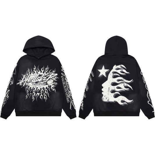 HELLSTAR Records Graphic Hoodie