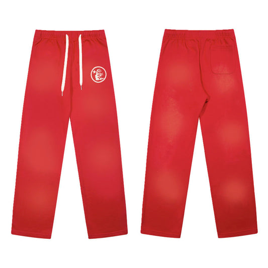 HELLSTAR Logo Red Sweatpants