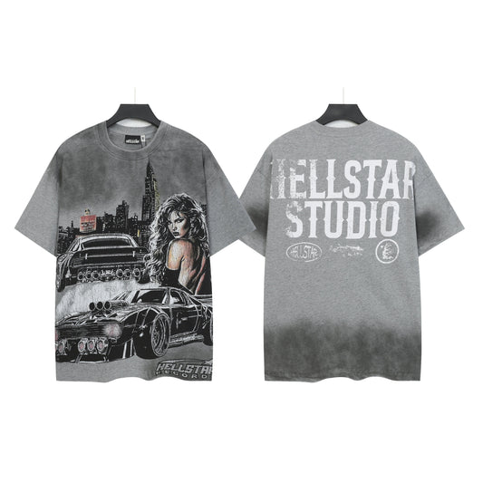 HELLSTAR Studio Racing Graphic T-Shirt