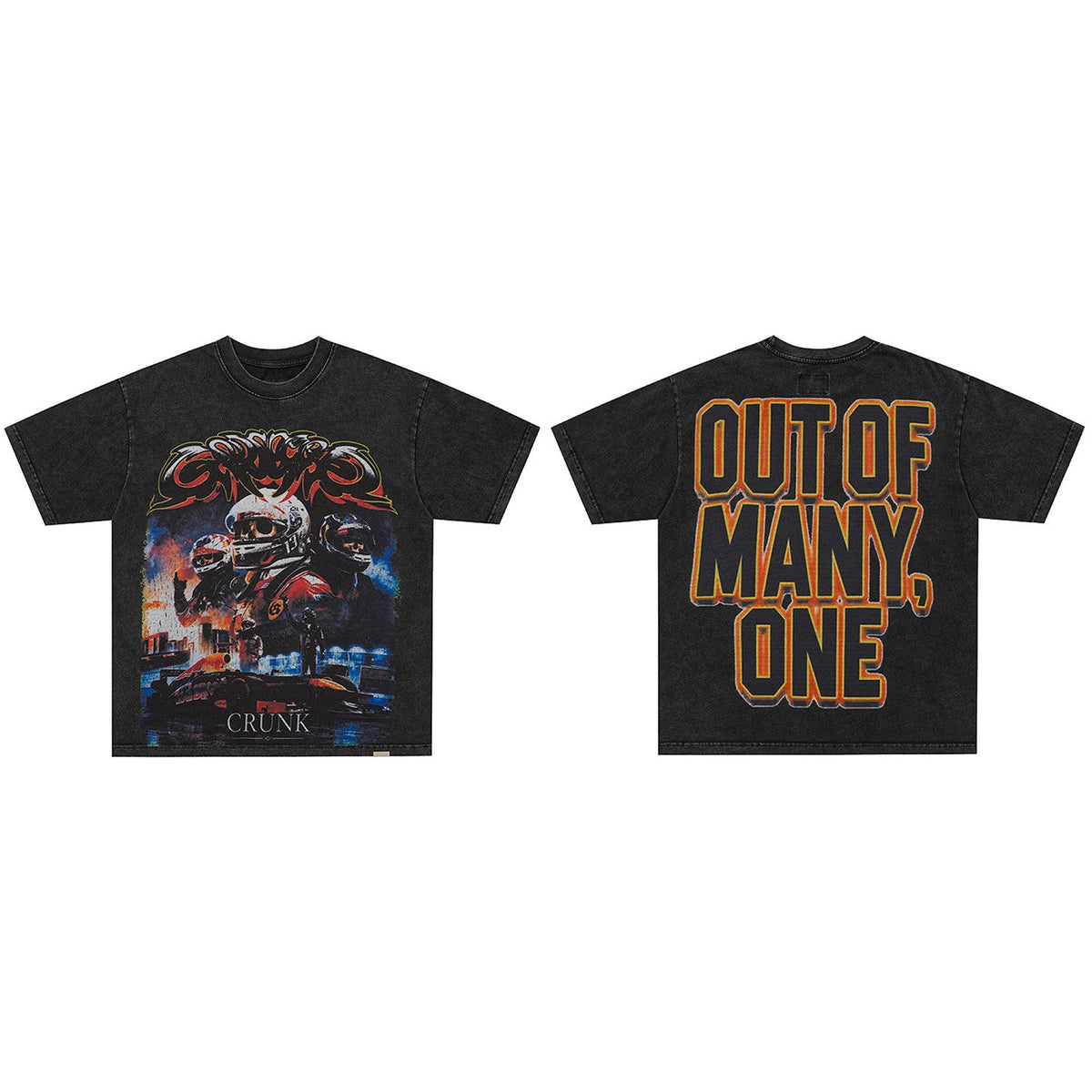 GodSpeed Crunk Racing Washed T-Shirt