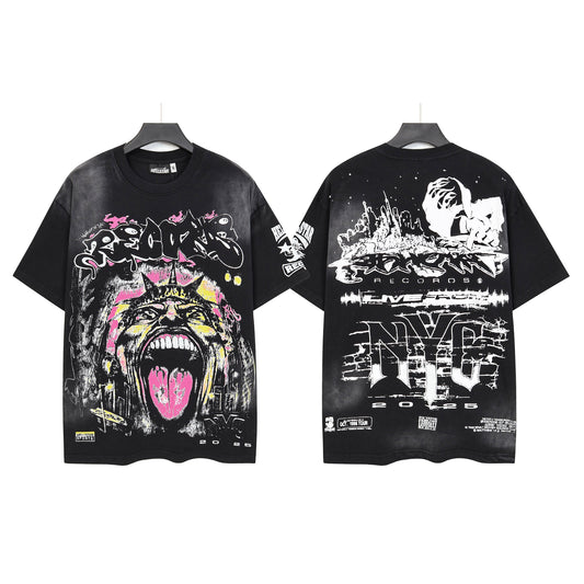 HELLSTAR Graphic 2025 Streetwear T-Shirt – Black