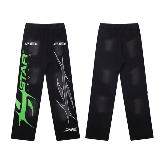 HELLSTAR Sport Graphic Black Sweatpants