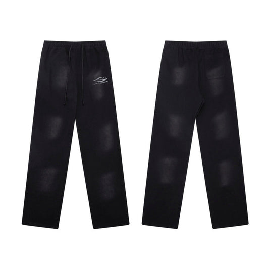 HELLSTAR Minimal Logo Sweatpants Black