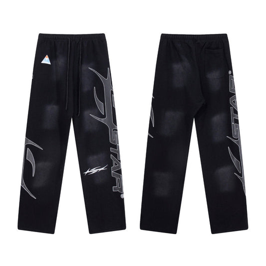 HELLSTAR Future Graphic Sweatpants Black