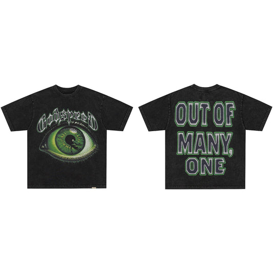 GodSpeed Green Eye Washed T-Shirt