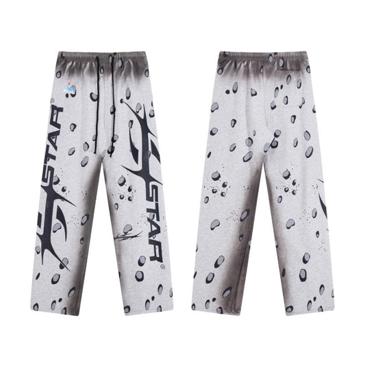 HELLSTAR Meteor Graphic Sweatpants Grey