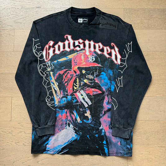 GodSpeed Vintage Graphic Long Sleeve T-Shirt