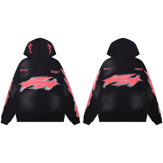 HELLSTAR Sport Graphic Black Hoodie