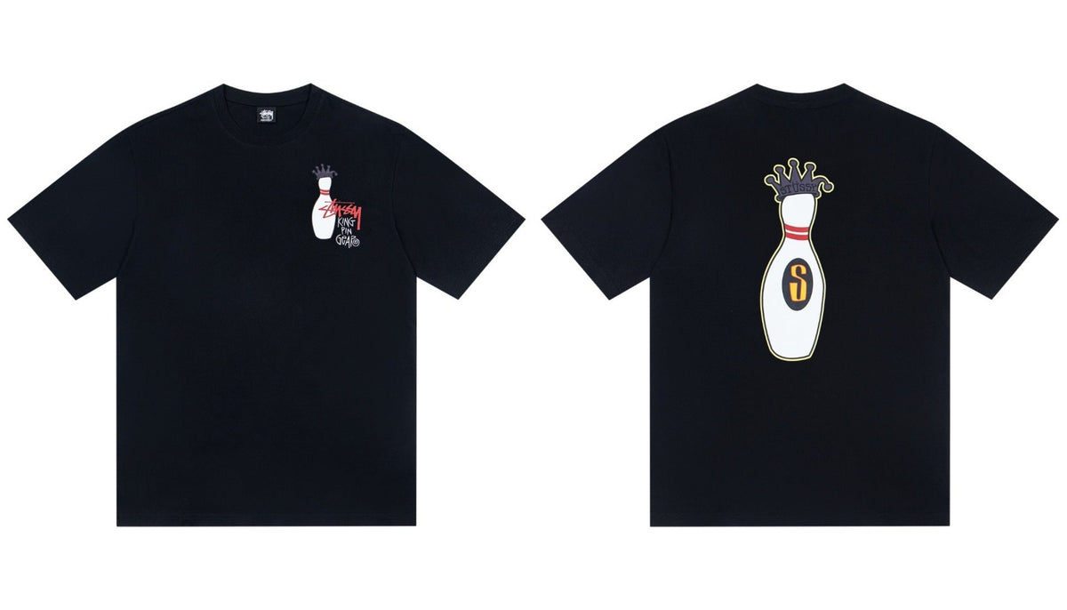 STUSSY Bowling Pin Graphic T-Shirt