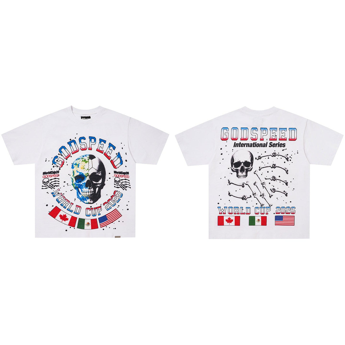 GodSpeed World Cup 2026 Skull T-Shirt