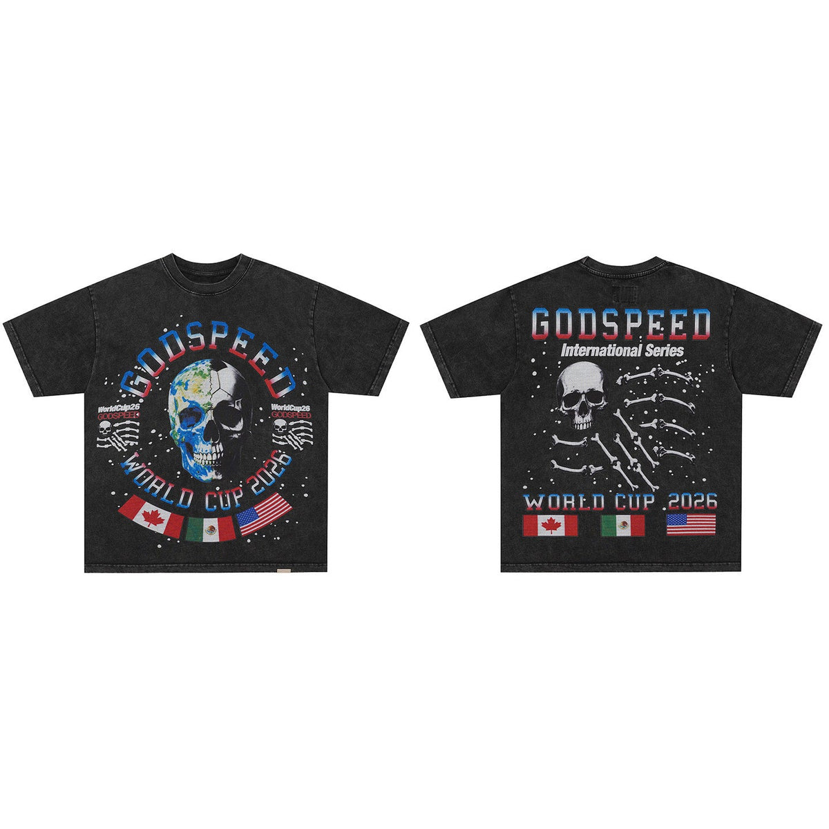 GodSpeed World Cup 2026 Skull T-Shirt