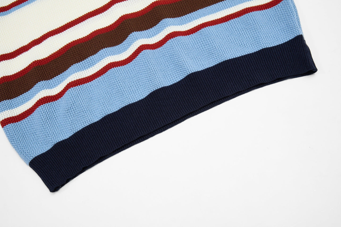 CapCabin “Retro Stripe Knit Polo”