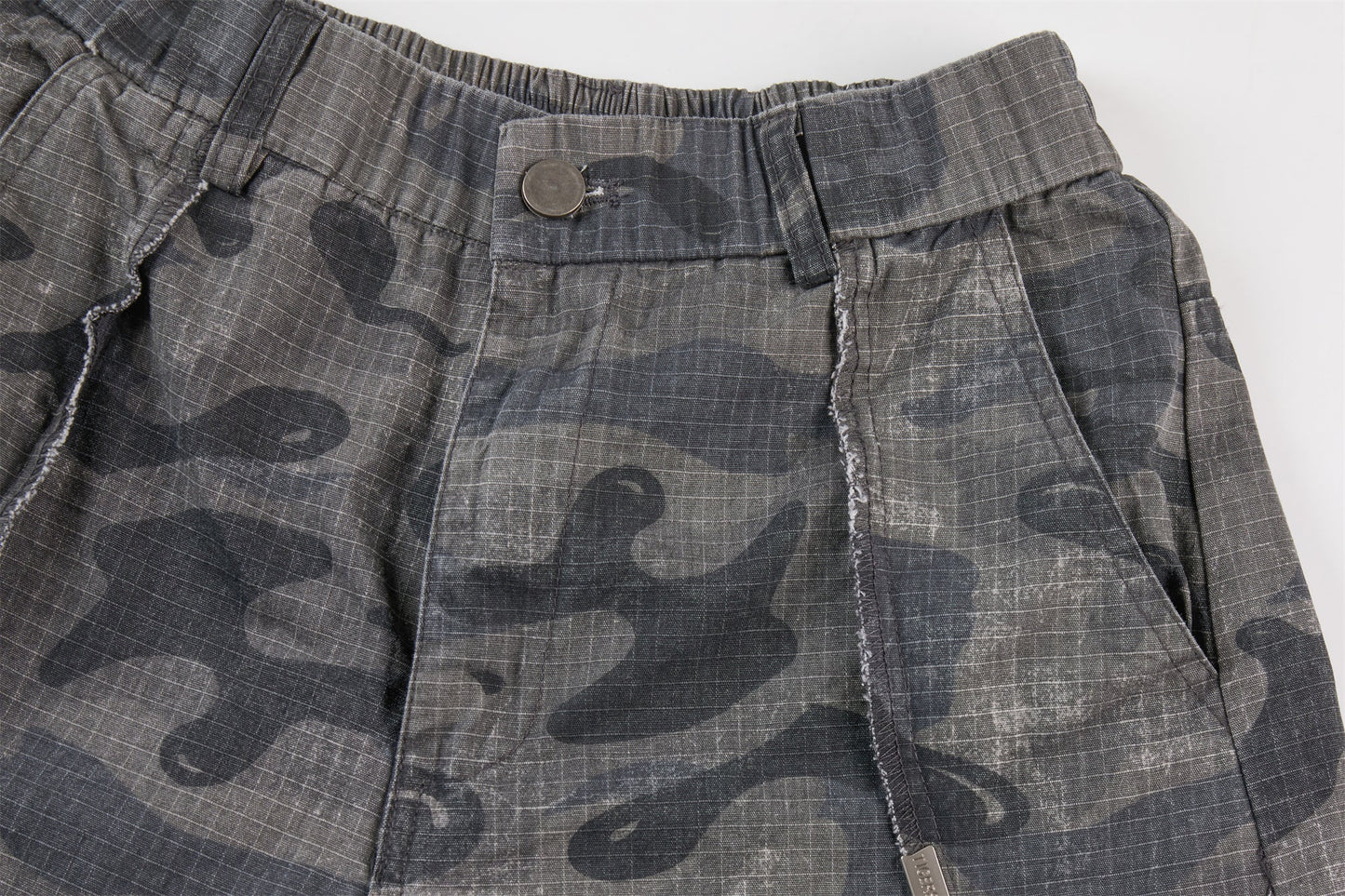 CapCabin Dark Camo Wide-Leg Pants