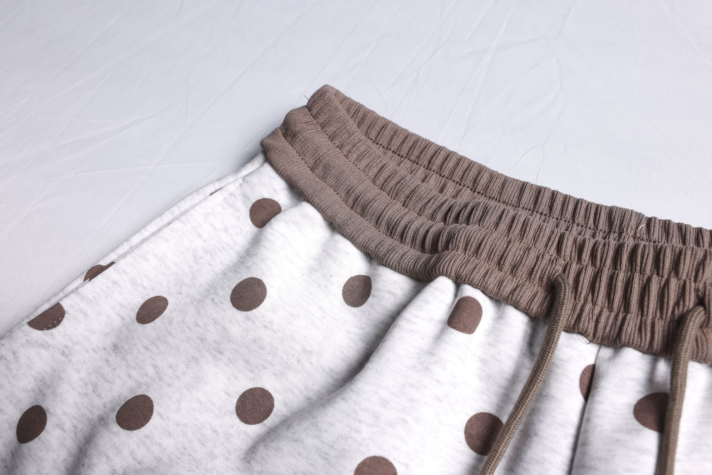 CapCabin Graphic Polka Dot Wide-Leg Pants