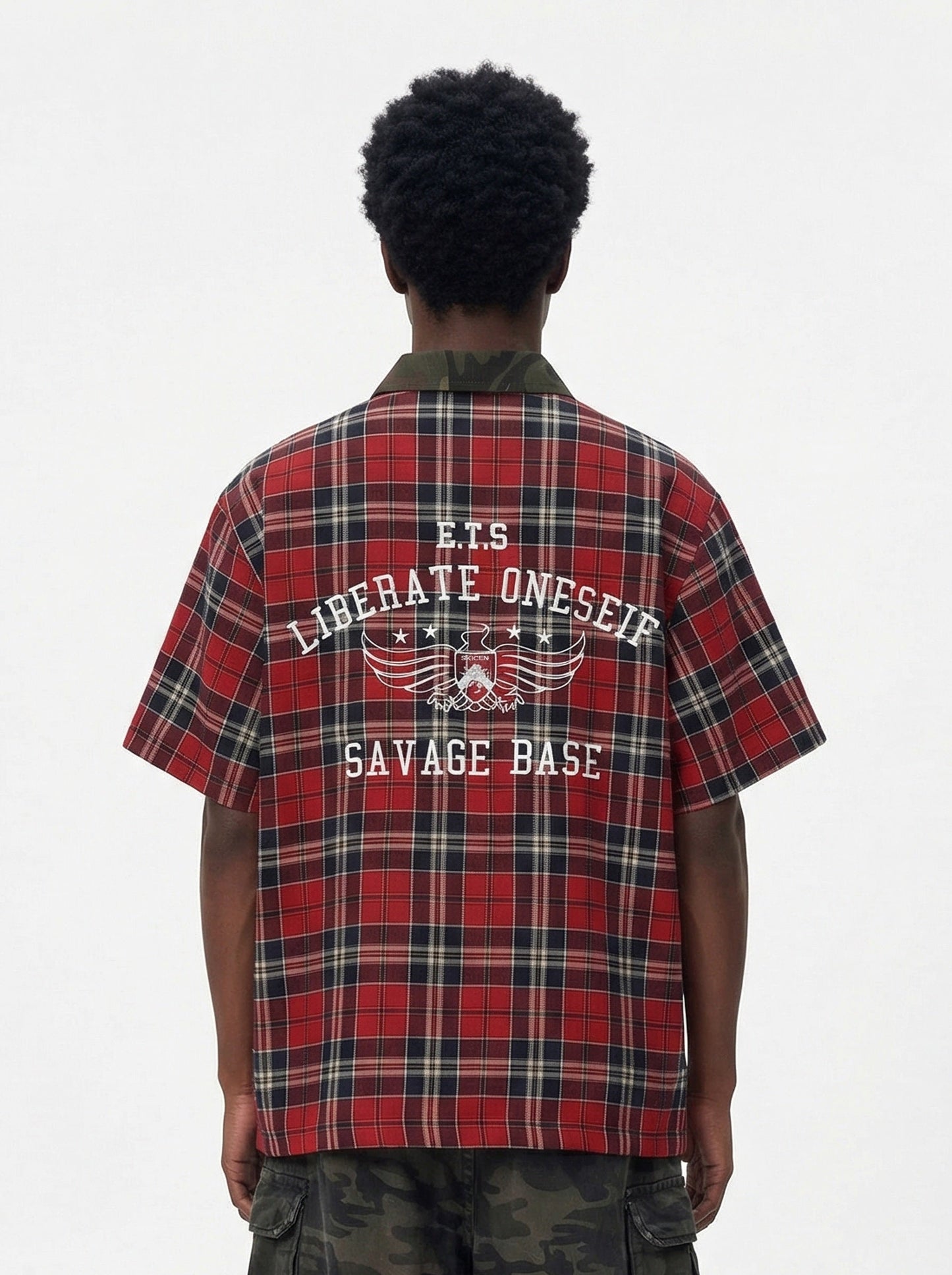 CapCabin “Savage Base” Plaid Shirt