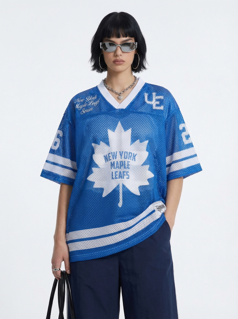 CapCabin “Maple 26” Mesh Jersey T-Shirt
