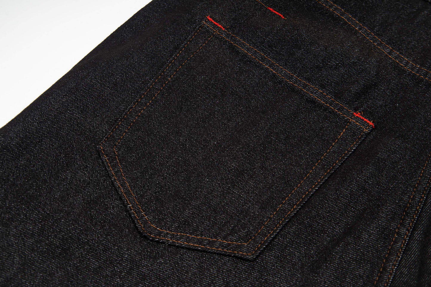 CapCabin Hook Closure Wide-Leg Denim Pants
