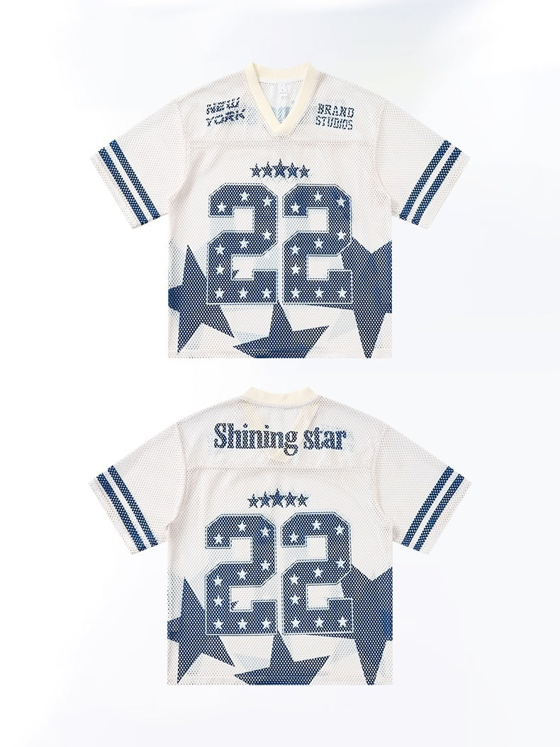 CapCabin “Shining Star 22” Mesh Jersey T-Shirt