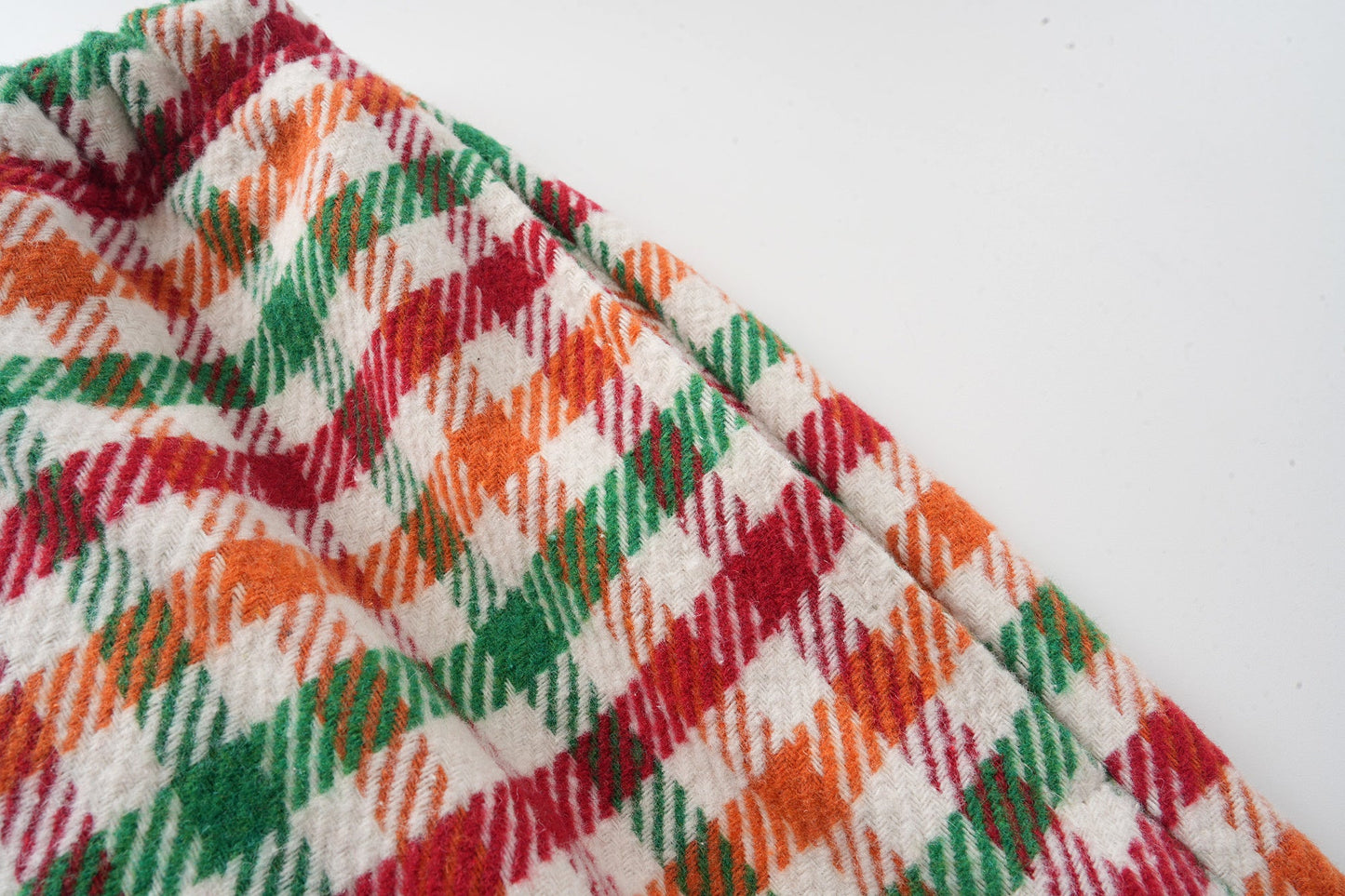 CapCabin Vintage Plaid Wide-Leg Pants