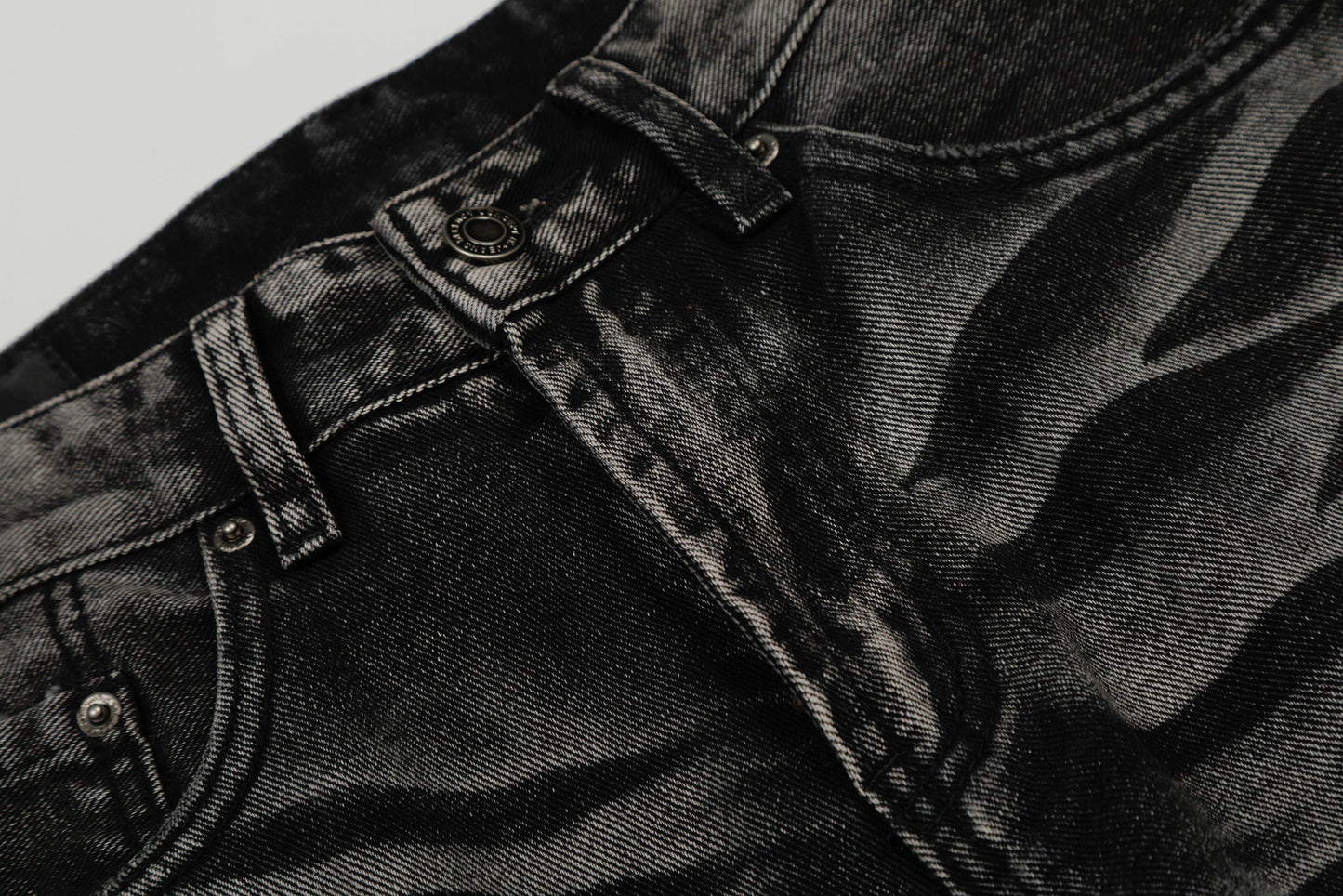 CapCabin Washed Athletic Blend Denim Pants