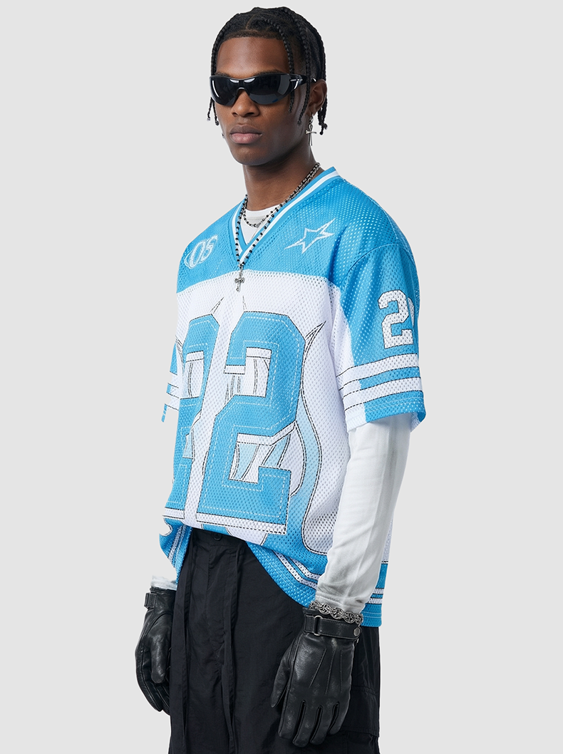 CapCabin “Eternity 22 Flame” Mesh Jersey T-Shirt