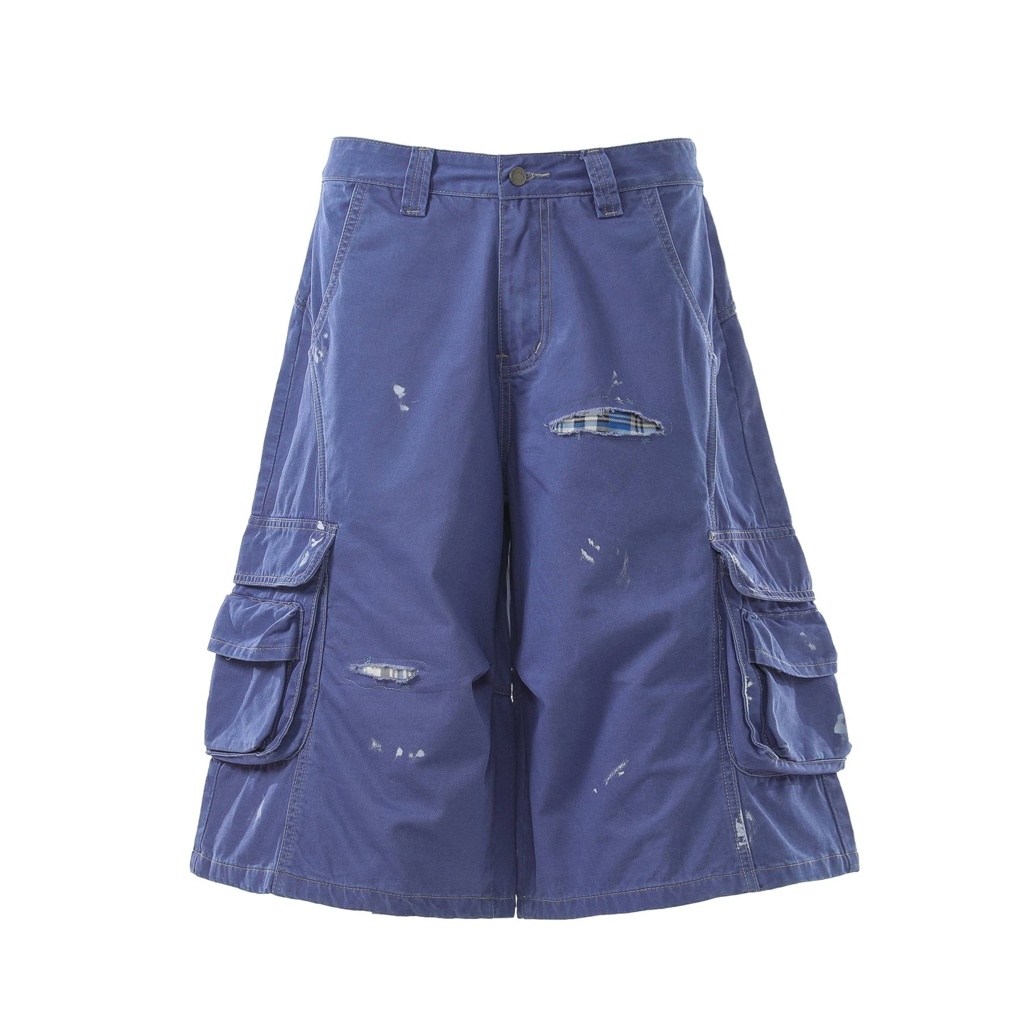 CapCabin “Distressed Utility Cargo Shorts”