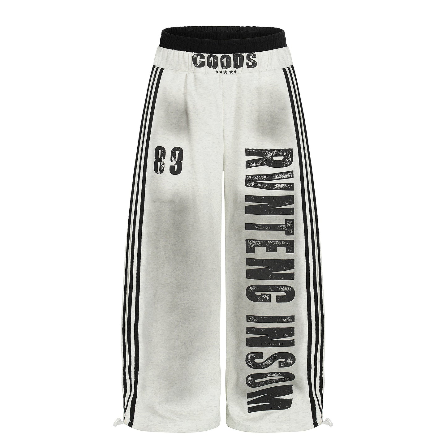 CapCabin Bold Letter Stripe Track Pants