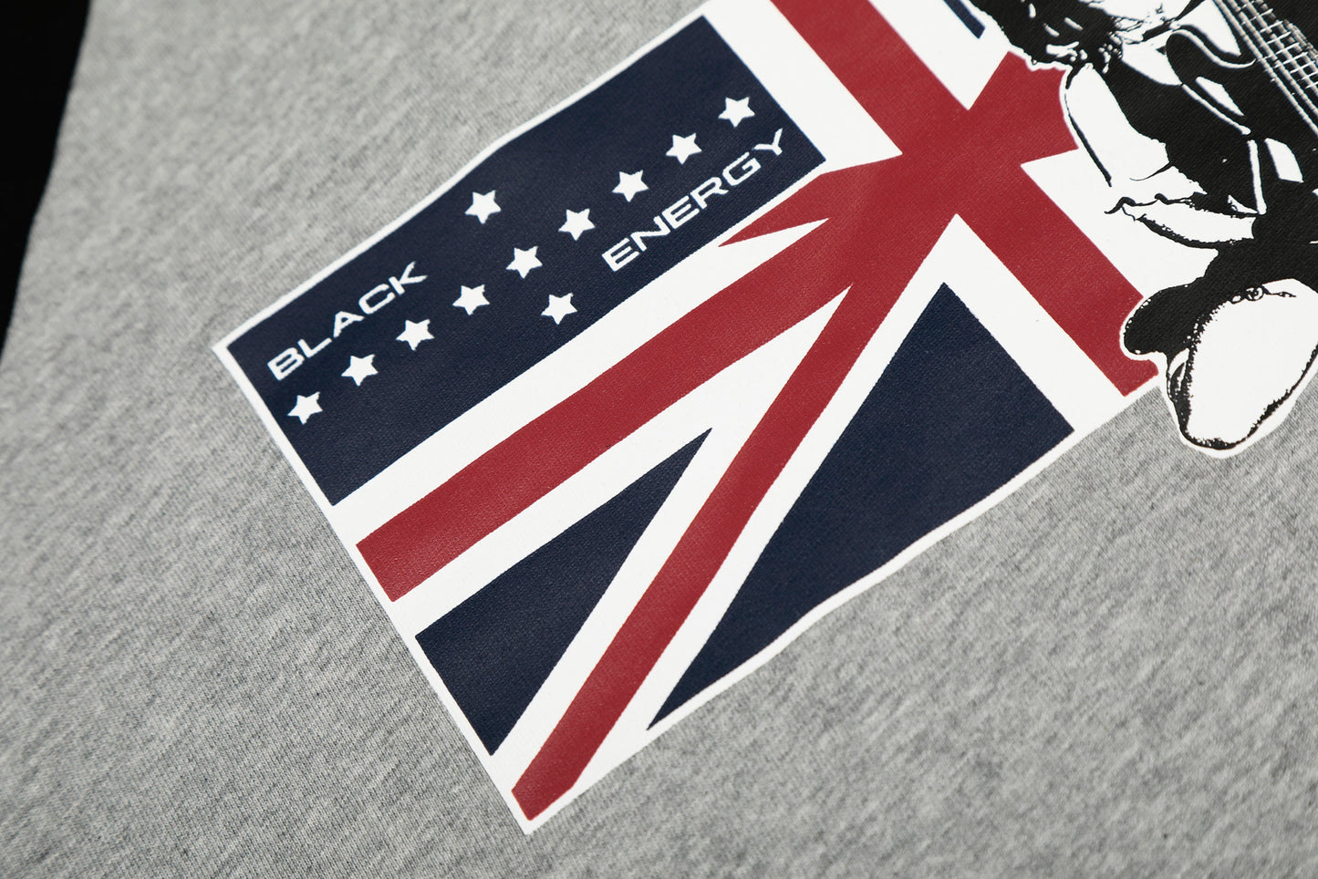 CapCabin Union Flag Graphic Raglan Long Sleeve Tee