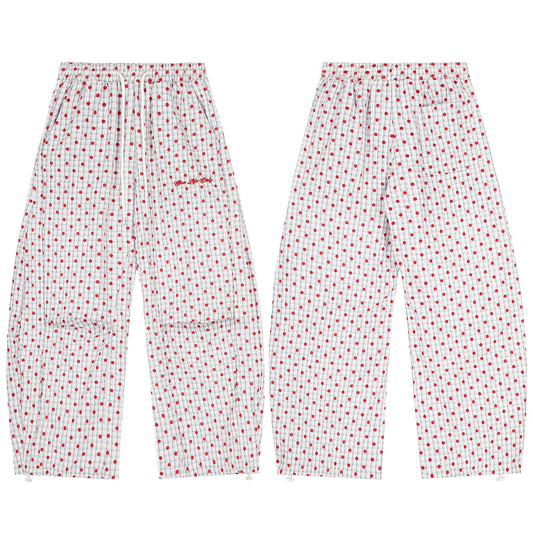 CapCabin Polka Dot Wide-Leg Pants
