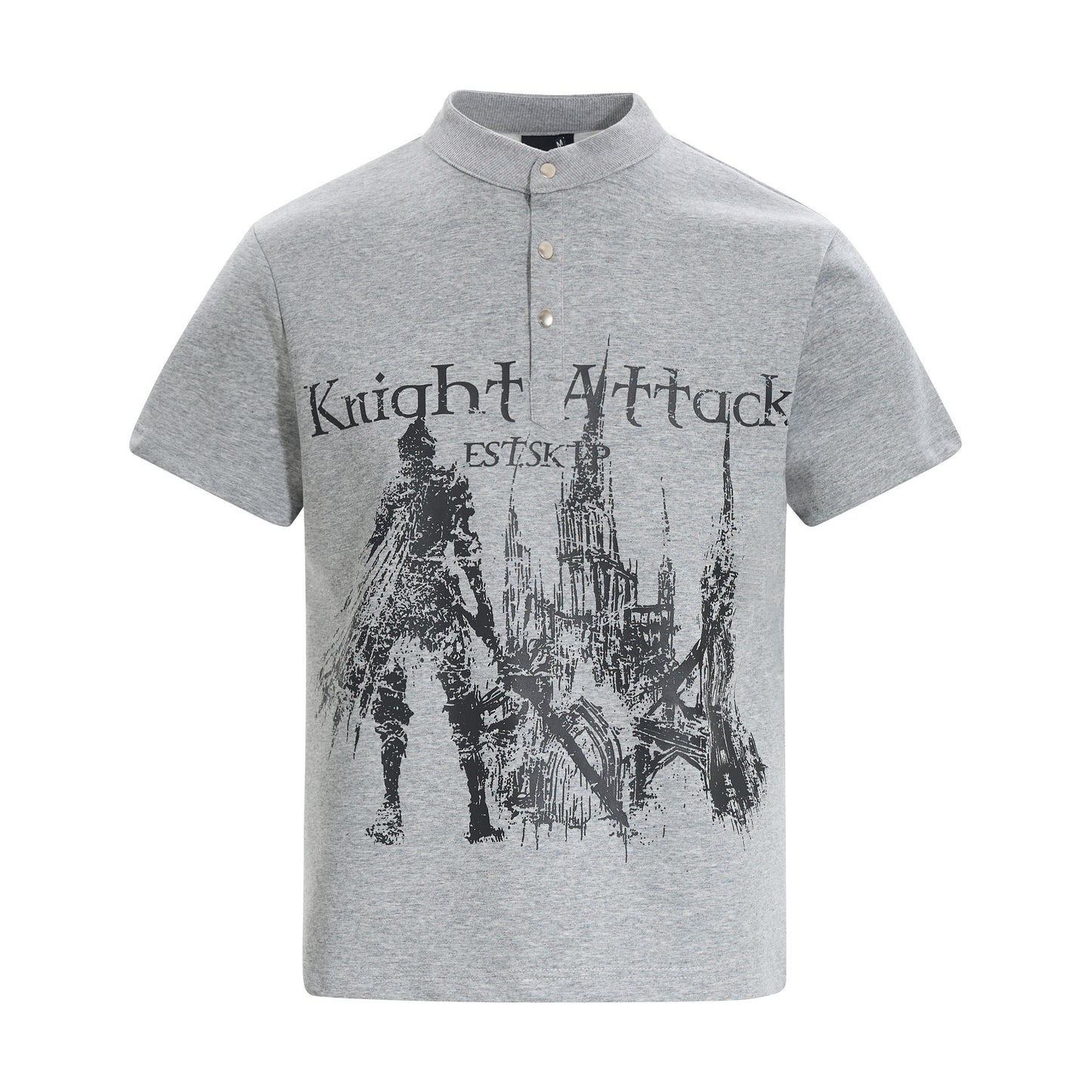 CapCabin “Knight Attack Graphic Polo Tee”