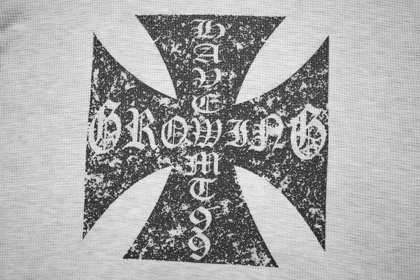 CapCabin Gothic Cross Knit Sweatshirt