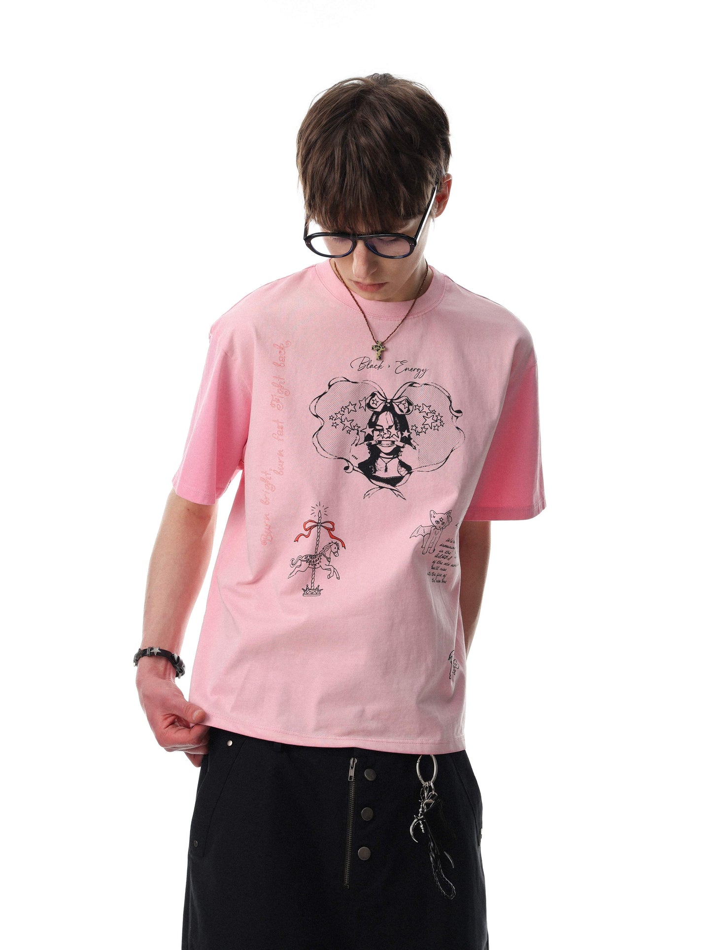 CapCabin “Cute Sketch Graphic Tee”