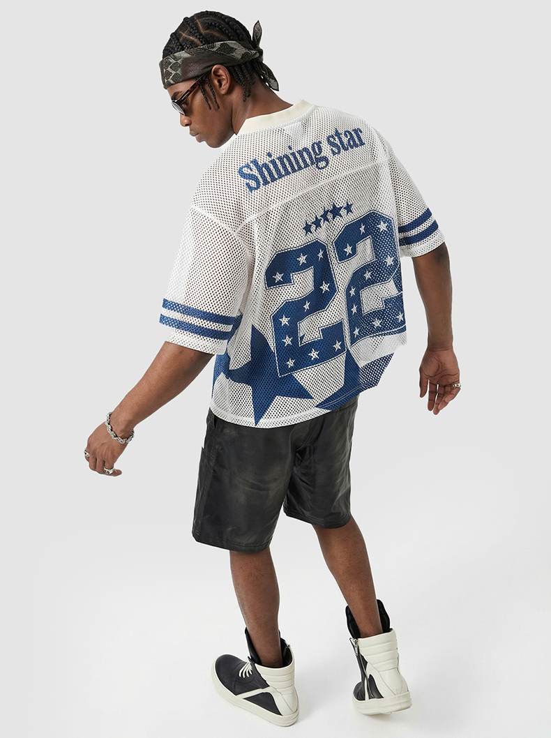 CapCabin “Shining Star 22” Mesh Jersey T-Shirt
