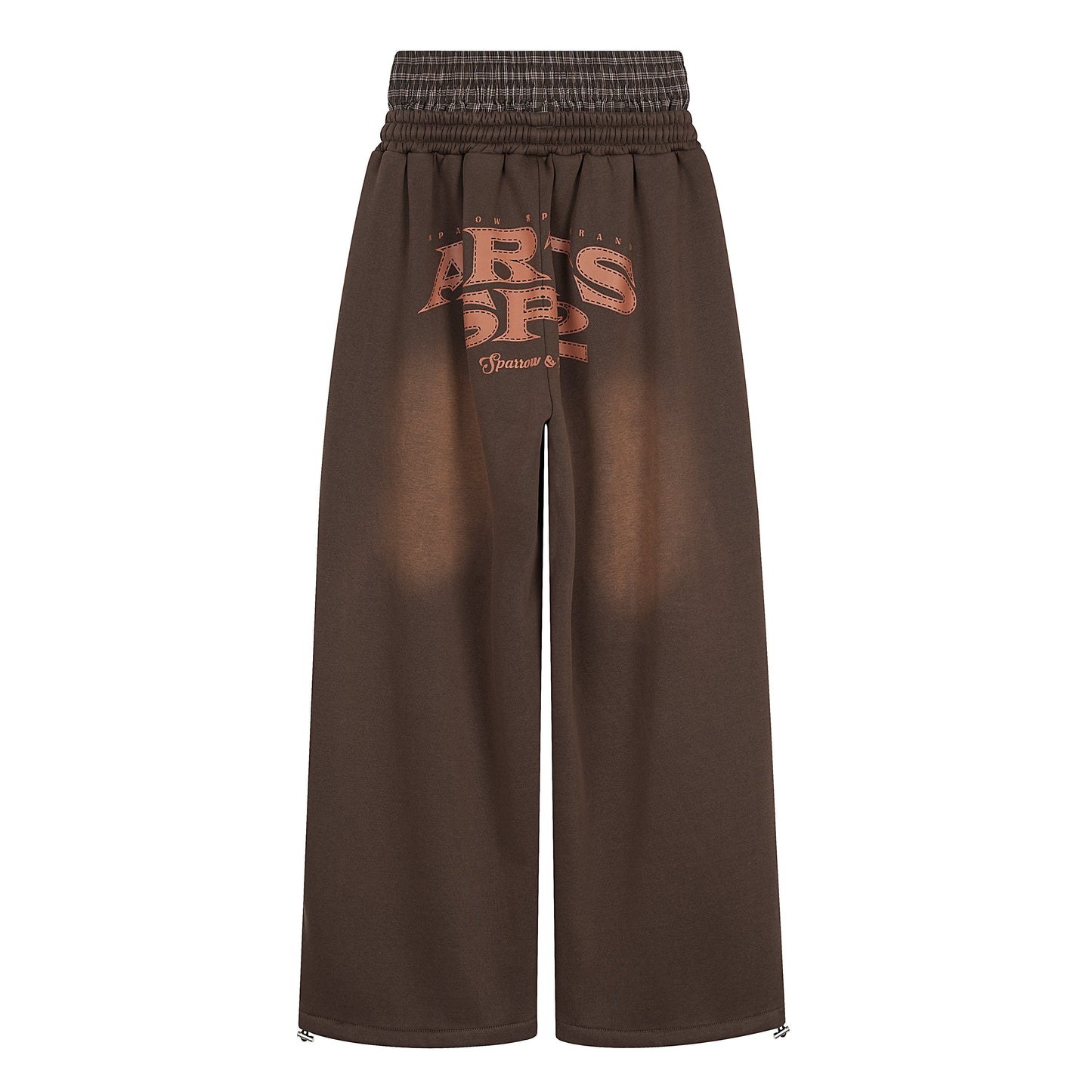 CapCabin Vintage Fade Wide-Leg Sweatpants