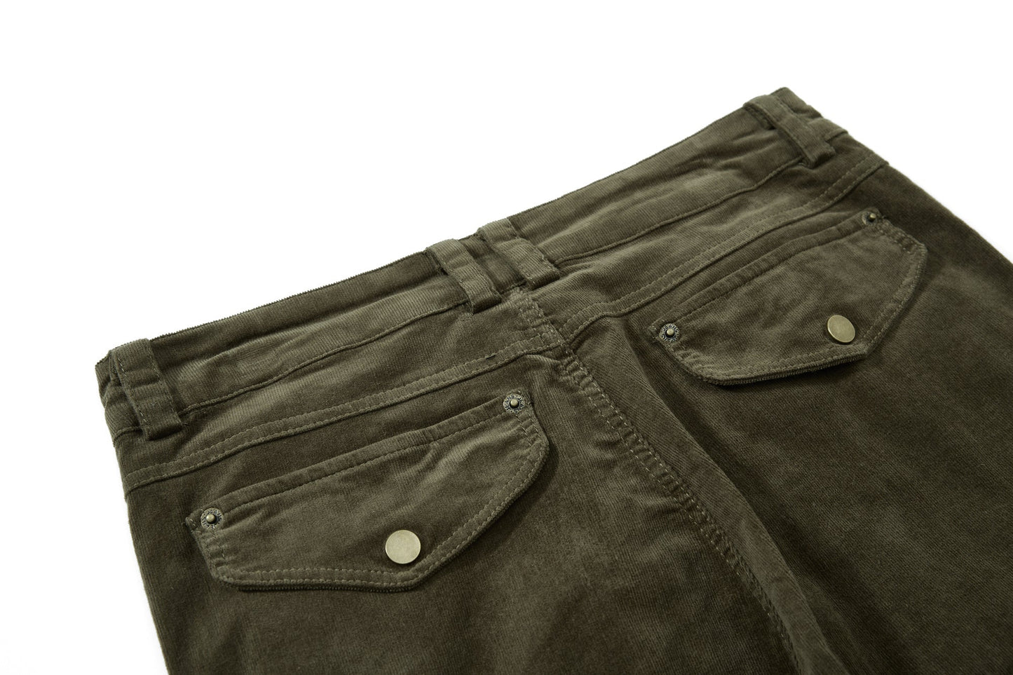 CapCabin Washed Utility Flared Pants