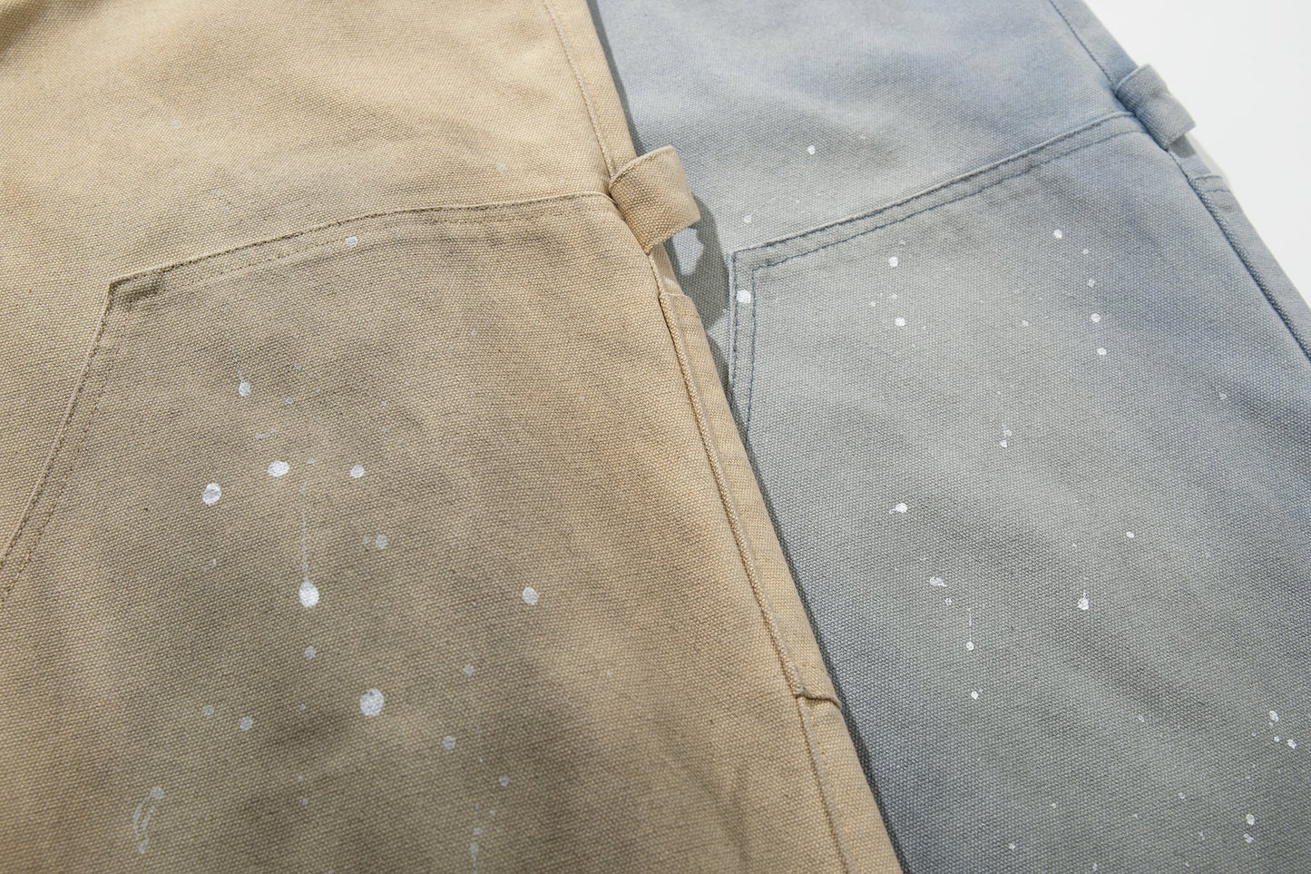 CapCabin Vintage Workwear Wide-Leg Pants