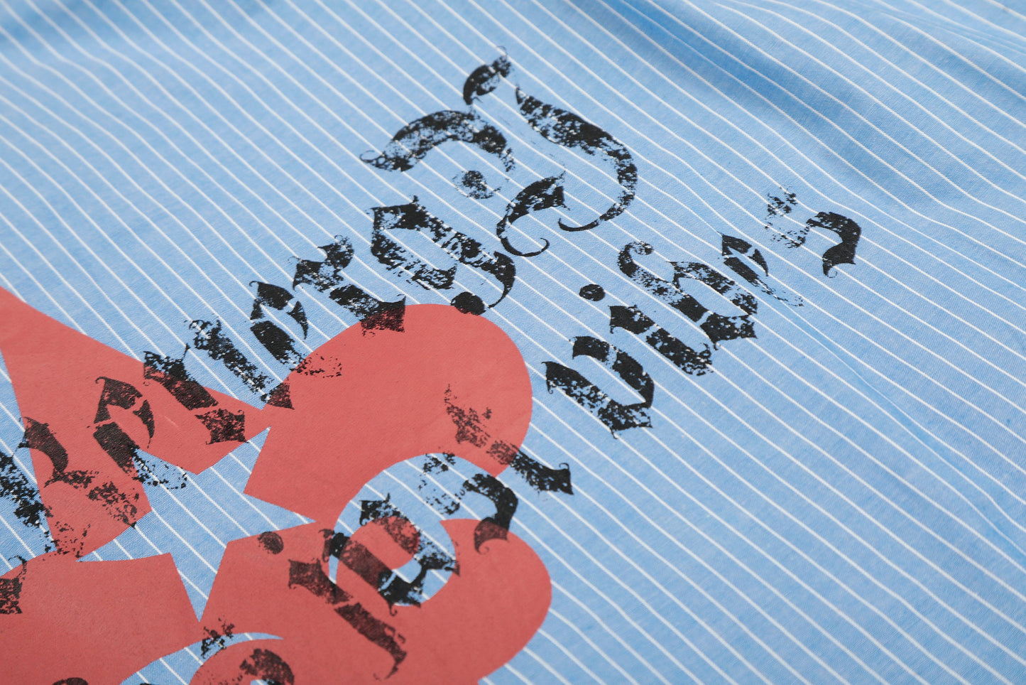 CapCabin Striped Graphic Button-Up Shirt