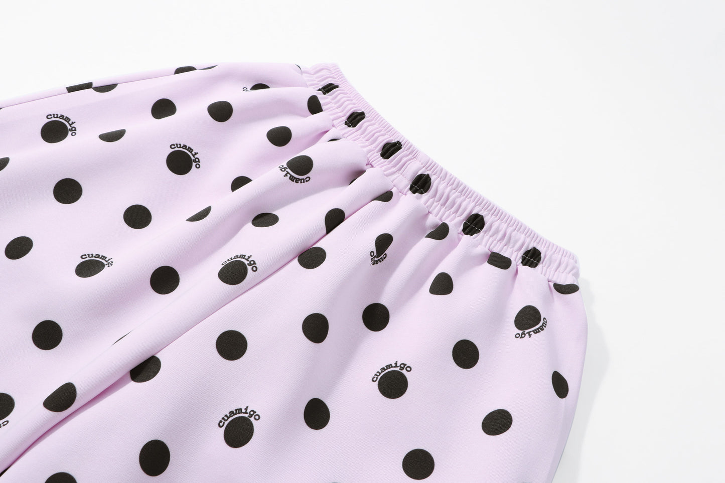CapCabin “Polka Cargo” Wide-Leg Pants