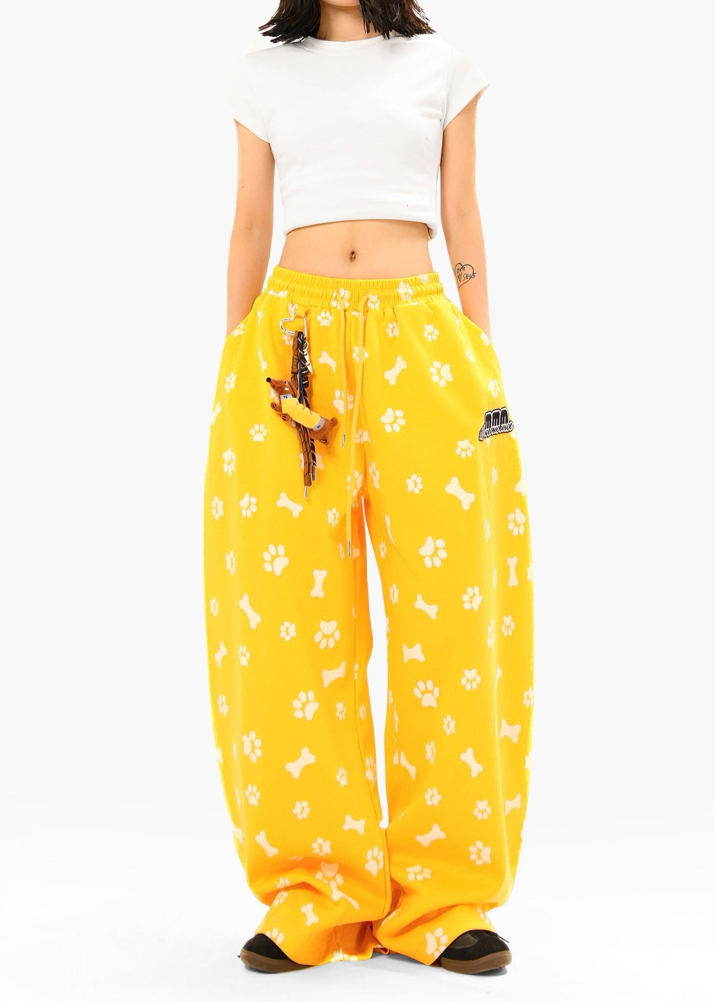 CapCabin Paw Print Lounge Pants