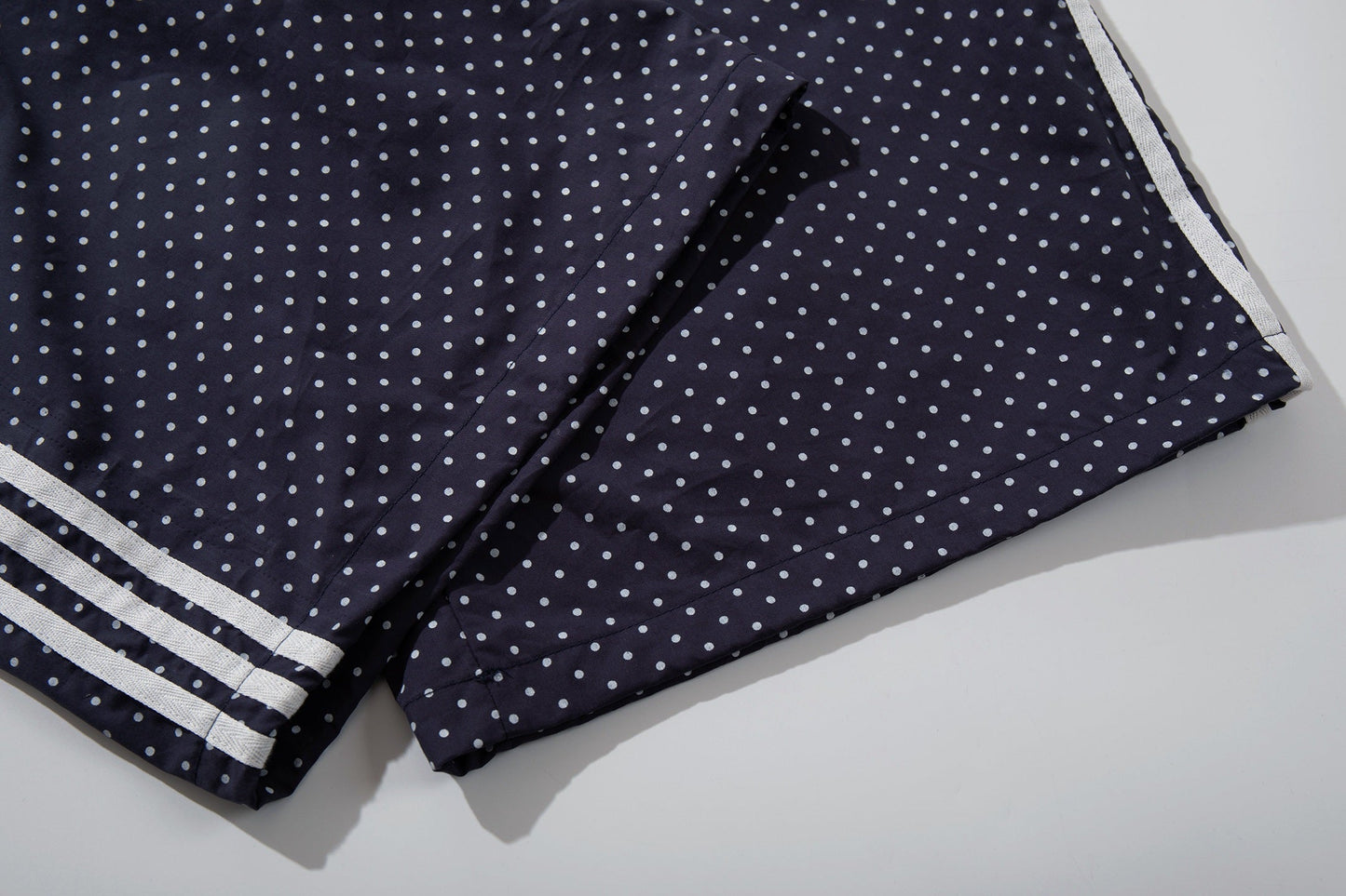 CapCabin “Polka Mesh Wide-Leg Pants”